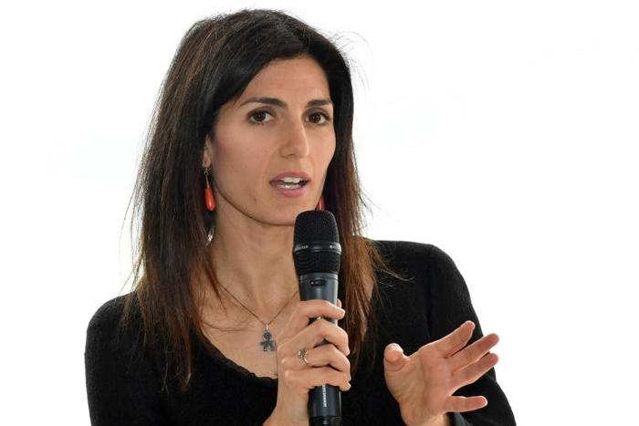 Rome mayor Virginia Raggi (pictured April 11, 2019) said the city is "under attack from criminals that continue to act against citizens" hours after firefighters managed to control a blaze in an eastern suburb