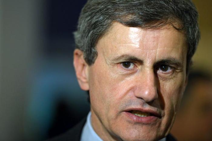 Former Rome mayor Gianni Alemanno, shown here in 2013, says he will appeal his conviction and six-year jail term for corruption