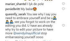 Instagram comment