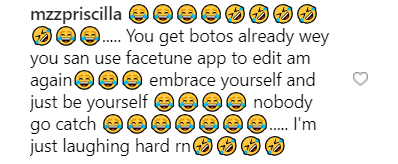 Instagram comment