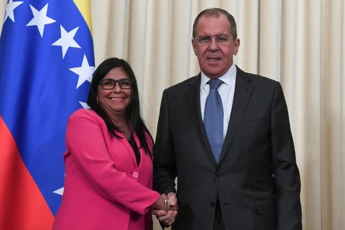 Lavrov expressed Russia's "support and solidarity" for Venezuelan leader Nicolas Maduro