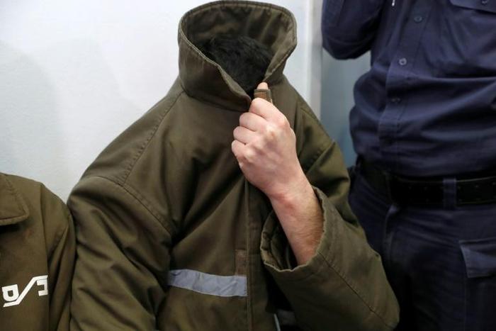 Frenchman Romain Franck is seen at a court in the Israeli city of Beersheva in March 19, 2018