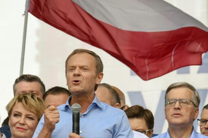 European Union Council President Donald Tusk will press EU members to a consensus on new top posts after the May election