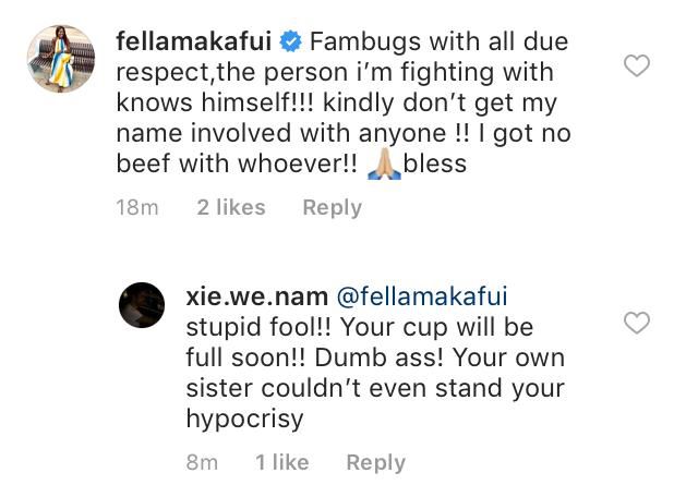 Fella's comment