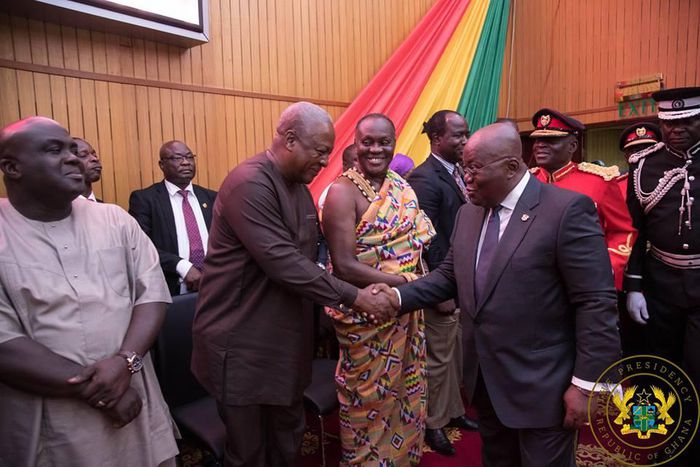John Mahama and Nana Addo