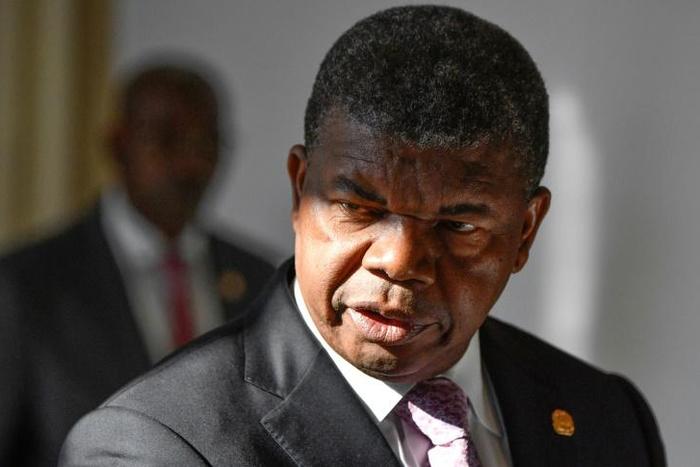 Angola's President Joao Lourenco is seen April 3, 2019