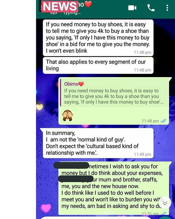 WhatsApp convo