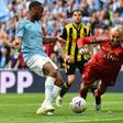 History makers: Raheem Sterling scored a hat-trick as Manchester City thrashed Watford 6-0 in the FA Cup final