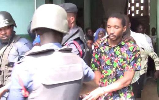 Suspect nearly mobbed outside courtroom
