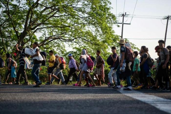 Tens of thousands of Central American migrants are moving in so-called 'caravans' in the hope of reaching the United States