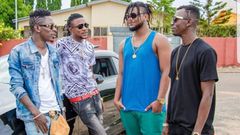 Shatta Wale with the Militants