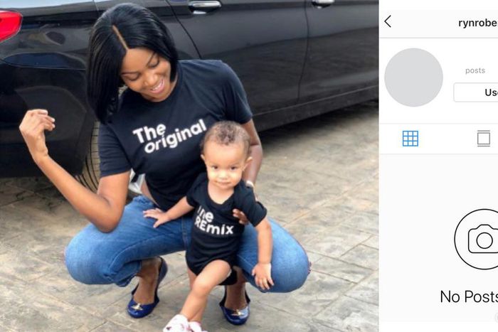 Yvonne Nelson and Daughter
