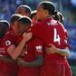 Georginio Wijnaldum (centre) put Liverpool on course for a vital win at Cardiff