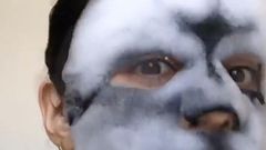 See Vanessa Hudgens Bubbling Face Mask Selfie