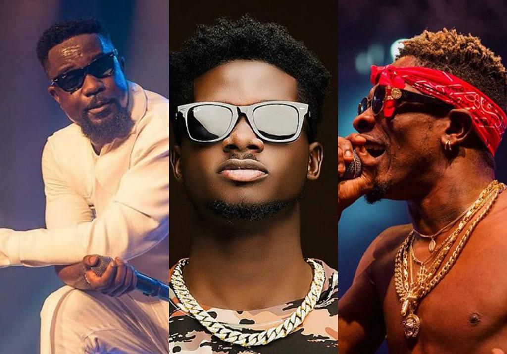Sarkodie, Kuami Eugene and Shatta Wale