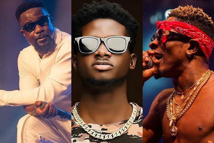 Sarkodie, Kuami Eugene and Shatta Wale