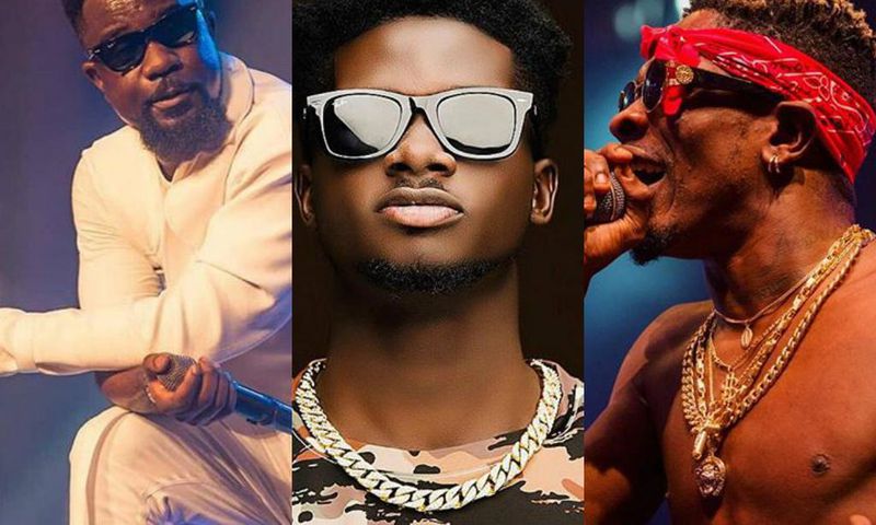 Sarkodie, Kuami Eugene and Shatta Wale