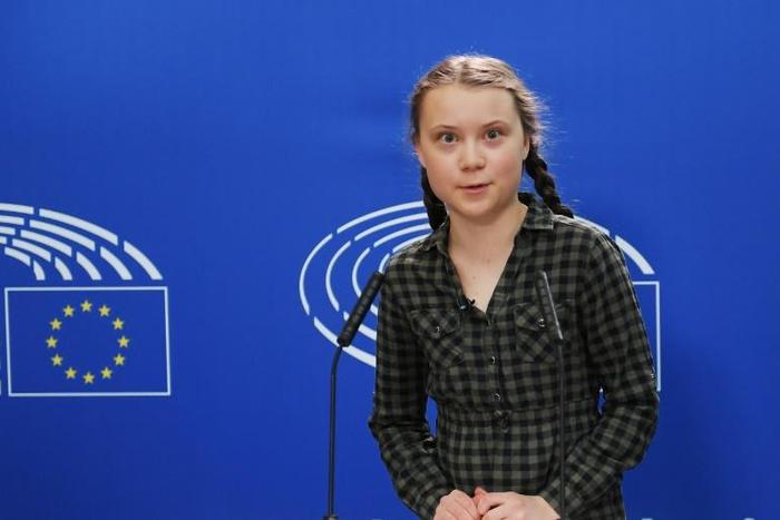 Swedish 16-year-old activist Greta Thunberg visited European Parliament in Strasbourg to push for climate action