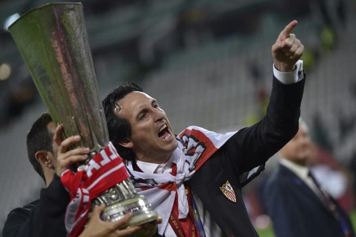 Arsenal boss Unai Emery won the Europa League three times with Sevilla