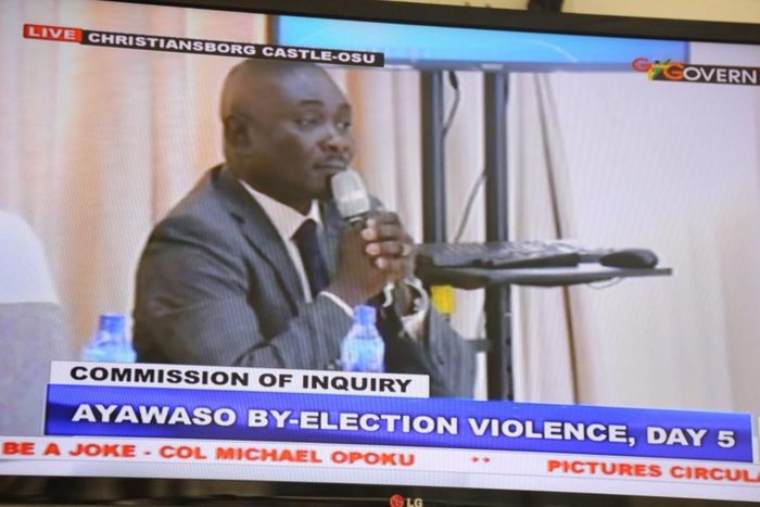 Director of Operations at the National Security Colonel Michael Opoku