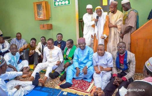 Pastors join Bawumia, other Muslims to worship in mosque