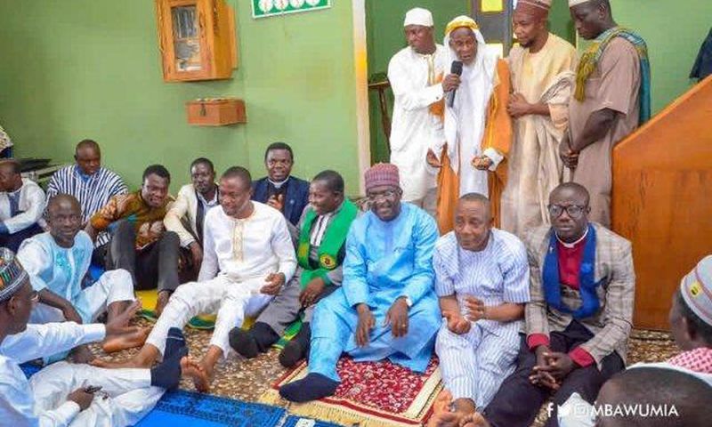 Pastors join Bawumia, other Muslims to worship in mosque