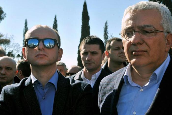 The defendants include two leaders of a pro-Russian opposition coalition, Milan Knezevic and Andrija Mandic of the Democratic Front