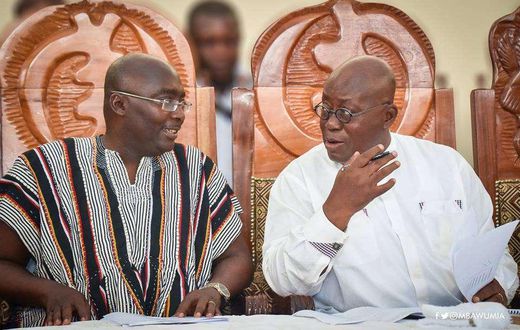 President Nana Akufo-Addo and Vice President Dr Mahamudu Bawumia