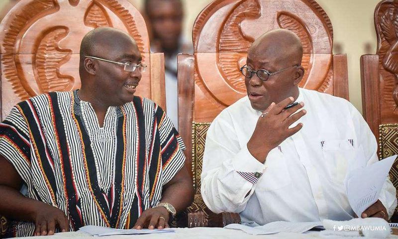 President Nana Akufo-Addo and Vice President Dr Mahamudu Bawumia