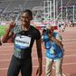 Victory: South Africa's Caster Semenya celebrates victory in Doha