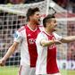 Dusan Tadic (C) scored two second-half goals as Ajax roared back to beat Utrecht