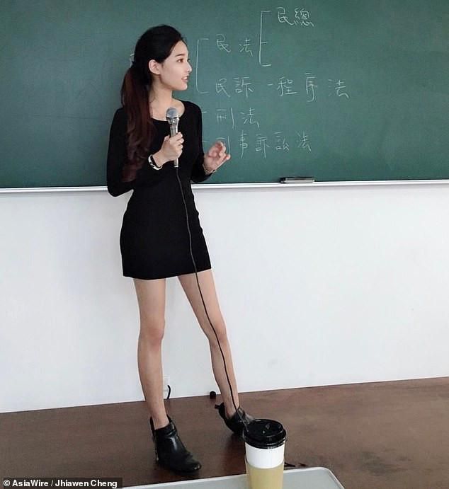 Students simply can’t concentrate when this sexy lecturer steps in the lecture hall