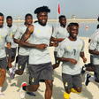Black Stars training in Dubai