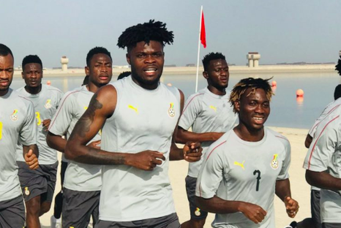 Black Stars training in Dubai