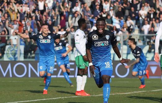 Afriyie Acquah scores in Empoli's thrashing of Sassuolo