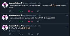 Yvonne Nelson's tweets