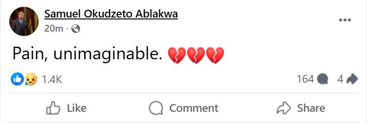 Ablakwa, Fiifi Kwetey, Sam George, others react to death of Omane Boamah, Murtala Mohammed and 6 others