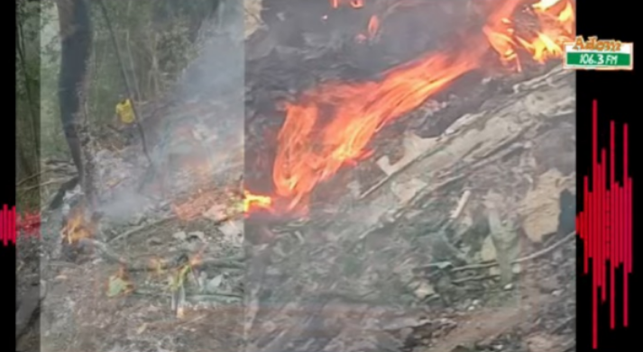 A/R: 8 feared dead as military helicopter reportedly crashes near Obuasi