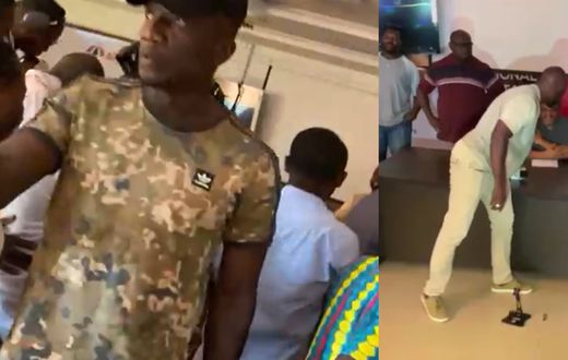 Angry NDC supporters invade the party's press conference in Kumasi