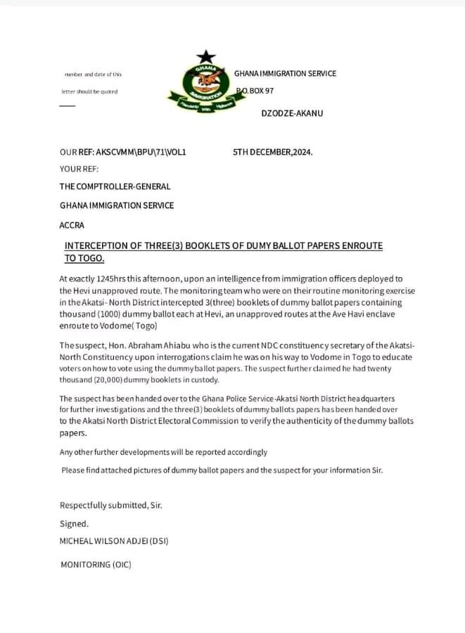 Ghana Decides 2024: NPP accuses NDC of plotting to rig the election in Volta Region