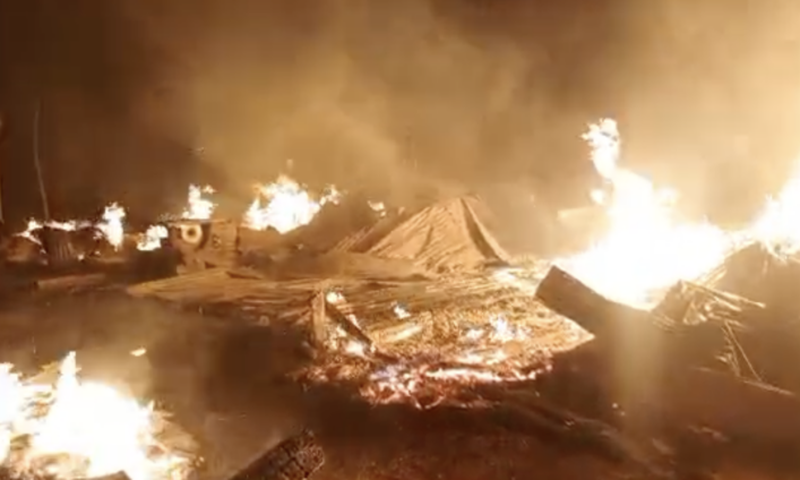 Fire destroys Tamale Timber Market days after Kantamanto fire disaster