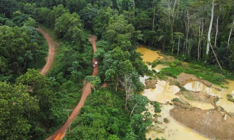 Illegal mining