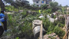 National Security operatives discover ECG meters in abandoned building, cables in bush