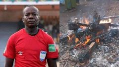 Referee burned alive to death by angry mob in DR Congo