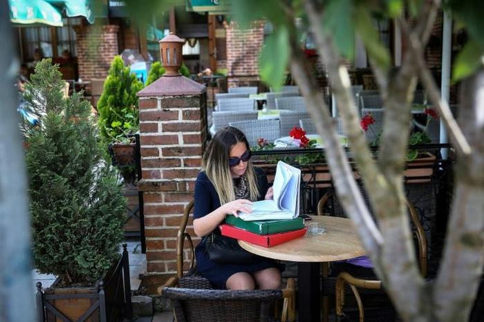 Marija Lukic (pictured) says she was inspired to break a taboo and act by the #MeToo movement in the US