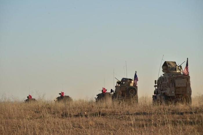 US and Turkish troops began joint patrols in the Manbij area of northern Syria in November last year in a similar bid to allay tensions between Ankara and the Kurds