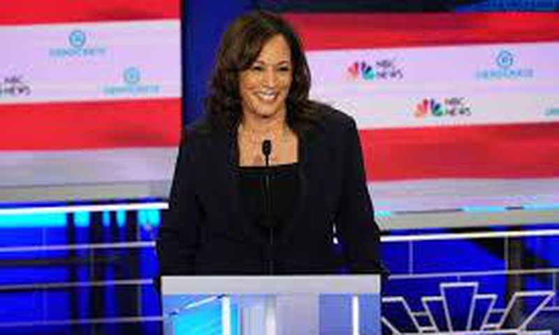 Harris makes the case that Biden should pass the torch to her