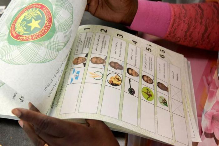 Results showed ruling party candidate Mohamed Ould Ghazouani winning Saturday's election with 52 percent of the vote.