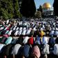 Thousands of Palestinians prayed at the Al-Aqsa mosque in Jerusalem at the start of the Muslim Eid al-Adha holiday