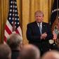 US President Donald Trump, pictured on July 8, has called the British ambassador to the United States "a very stupid guy"